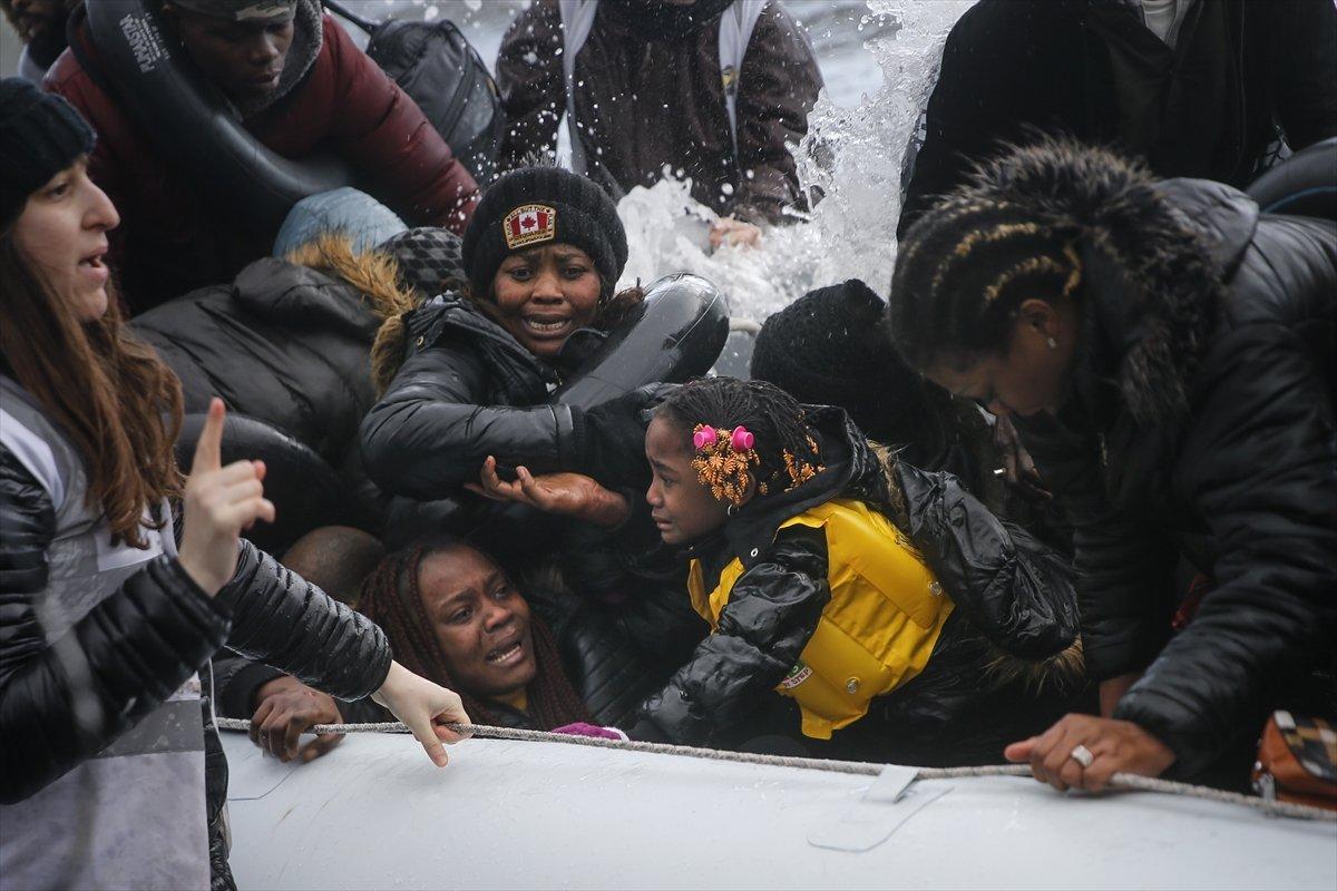 Midilli Adası'na göçmen akını