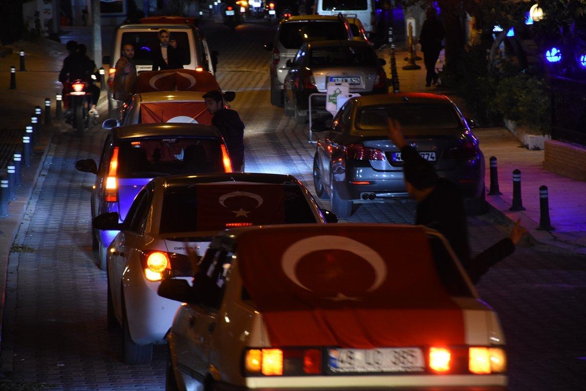 Muğla'da Mehmetçiğe destek konvoyu