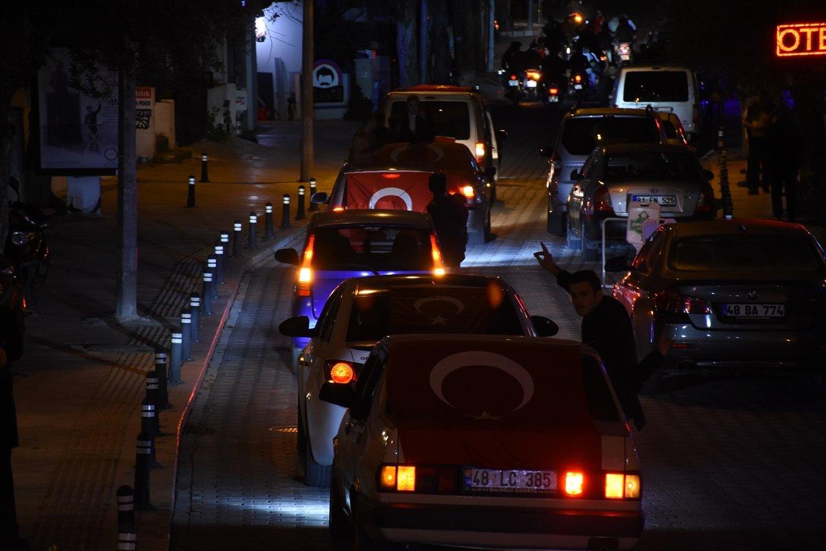 Muğla'da Mehmetçiğe destek konvoyu