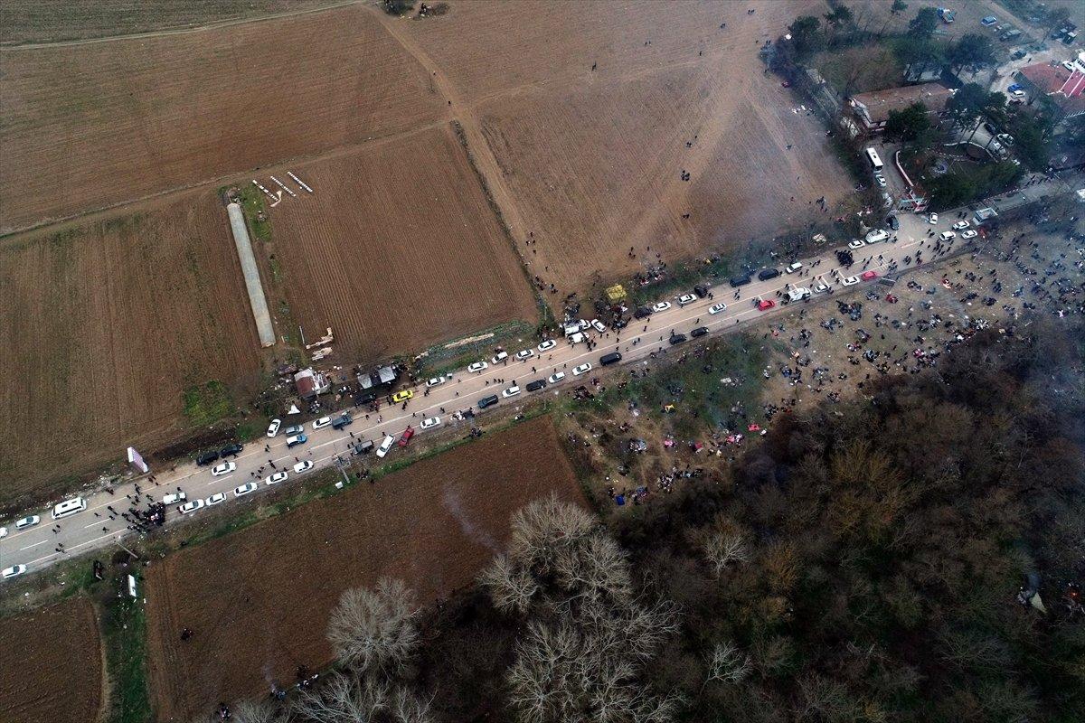 Avrupa sınırına yoğun göçmen akını