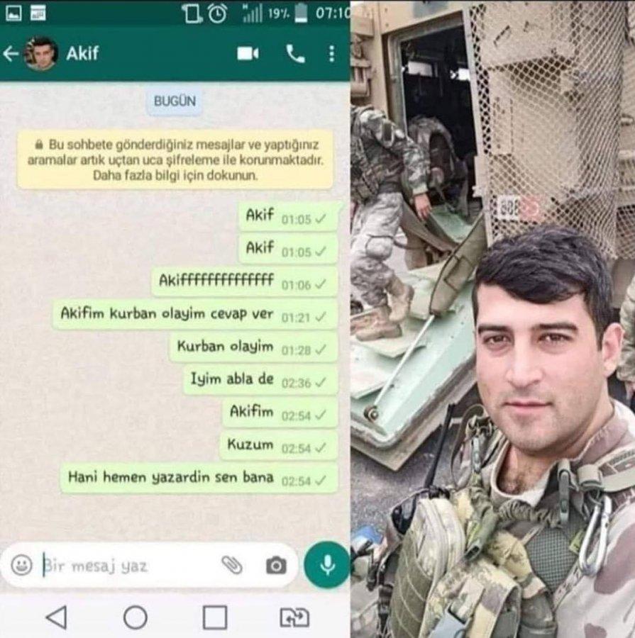 İdlib'de şehit olan Mehmetçiğe ablasının son mesajları