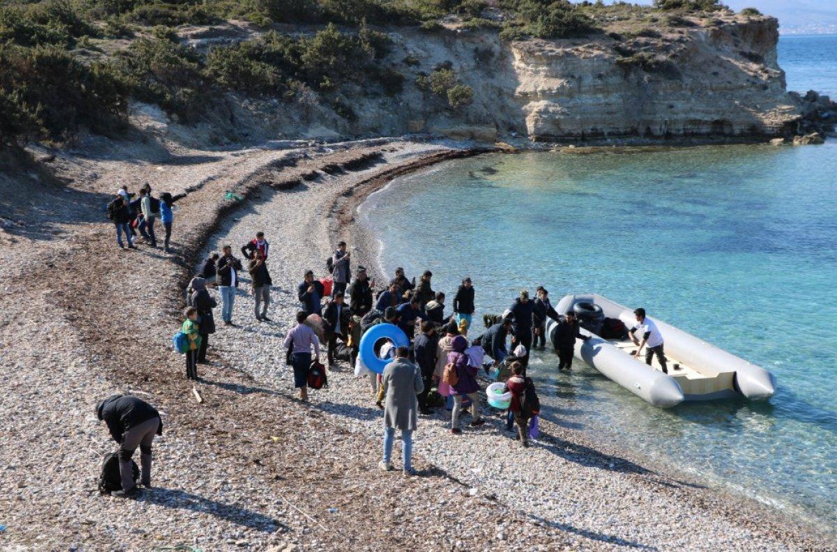 Göçmenler, Sakız Adası’na doğru yola çıktı