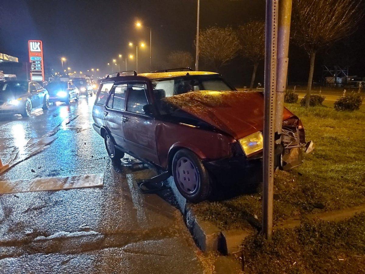 Samsun'da trafik kazası: 2 yaralı