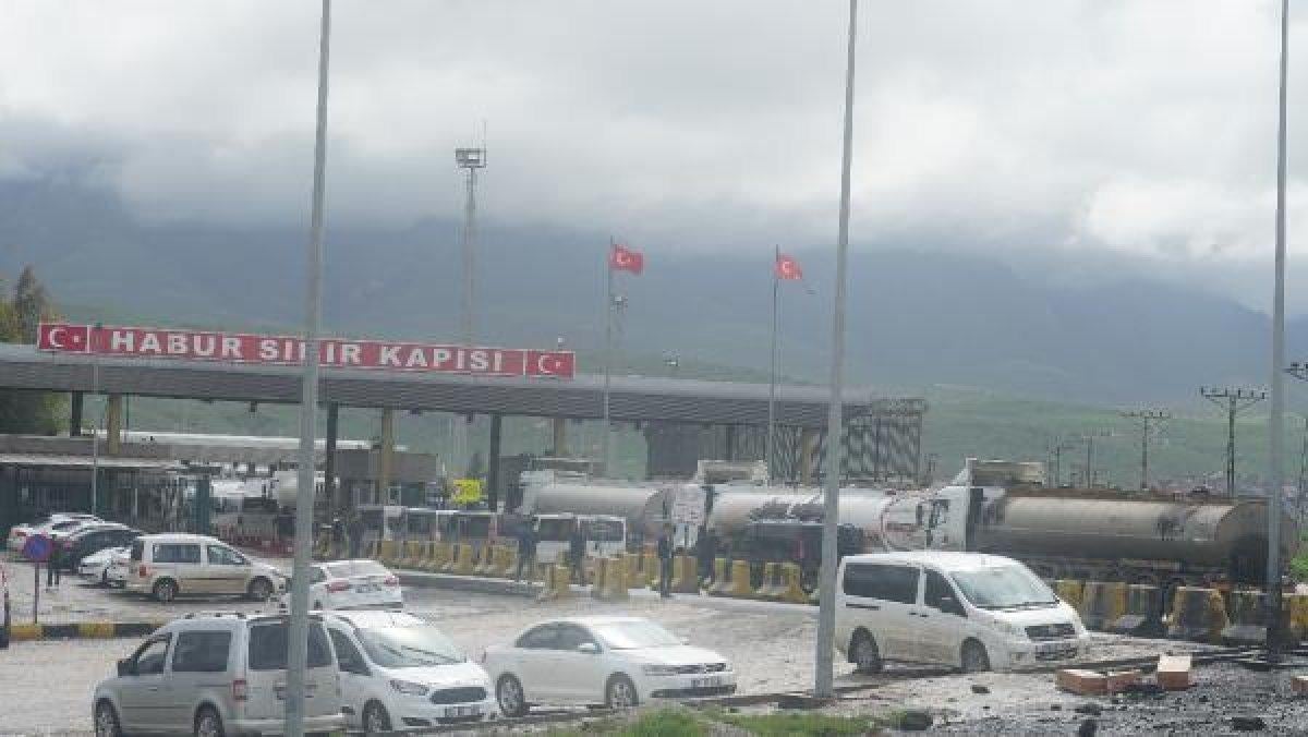 Habur Sınır Kapısı kapatıldı