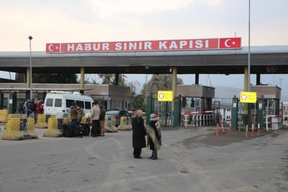 Habur Sınır Kapısı kapatıldı