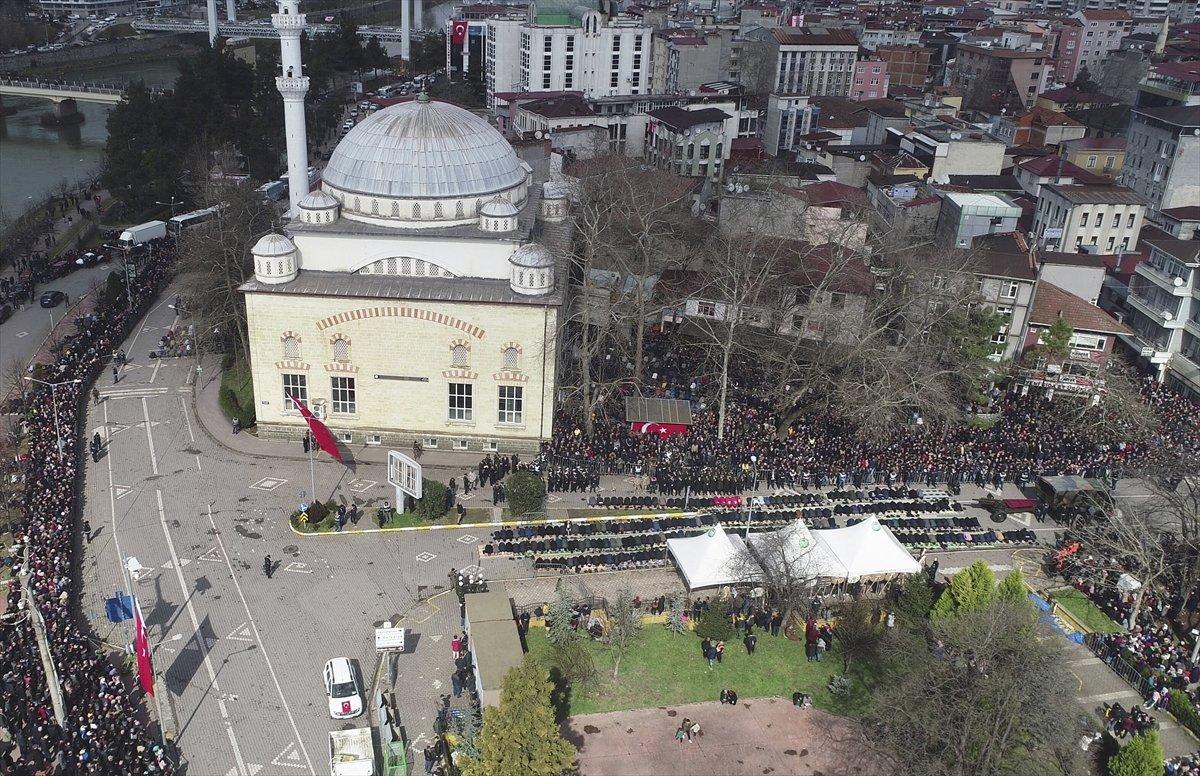 İdlib şehidi Eyüp Gülaştı'ya Samsun'da veda