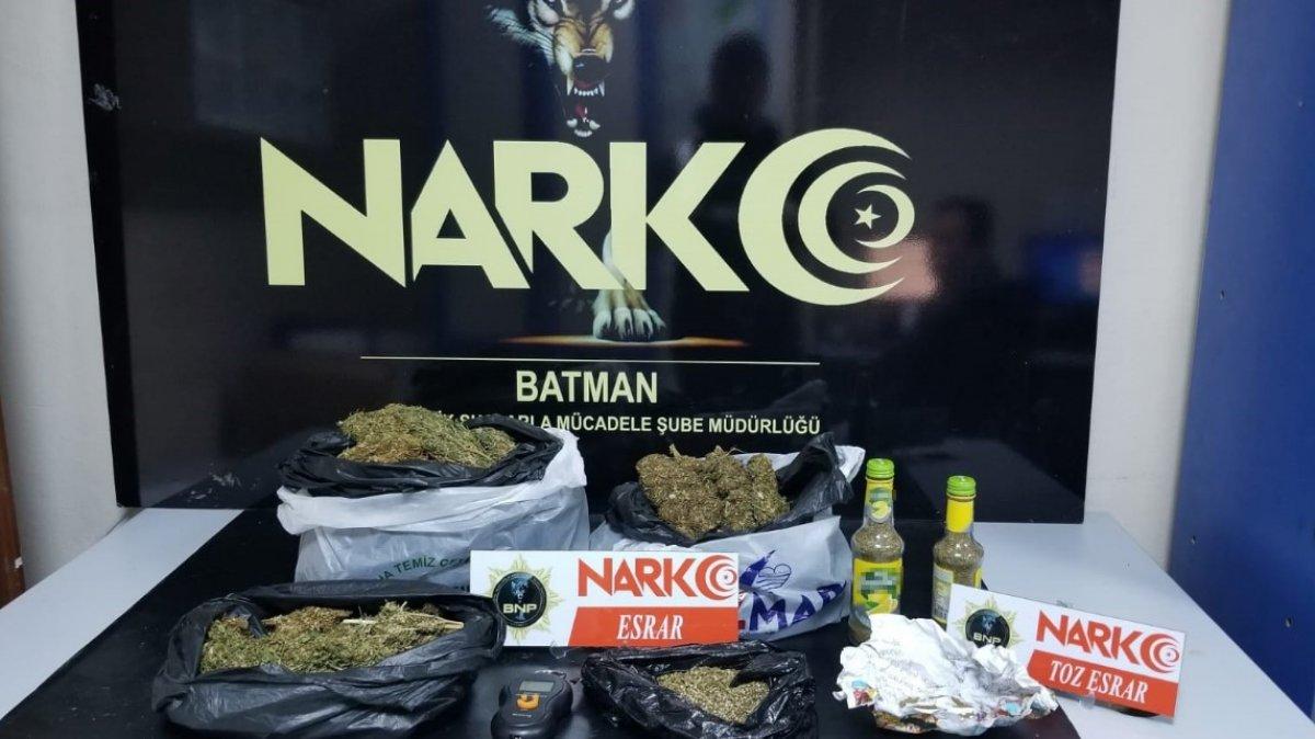 Batman'da uyuşturucu operasyonu: 232 kilo esrar