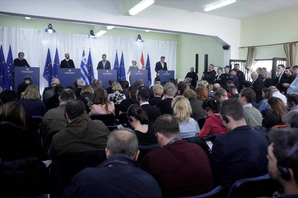 AB başkanlarından Yunanistan'a destek ziyareti