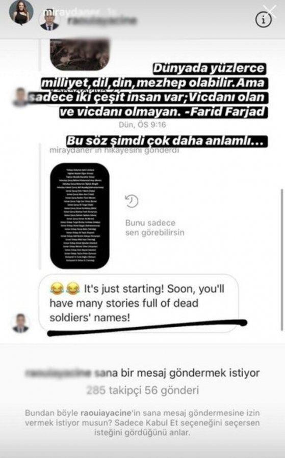 Miray Daner'i kızdıran yorum