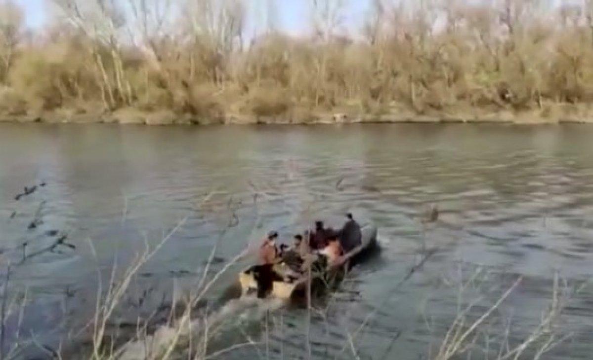 Göçmenlerin Meriç Nehri'ni geçtiği anlar