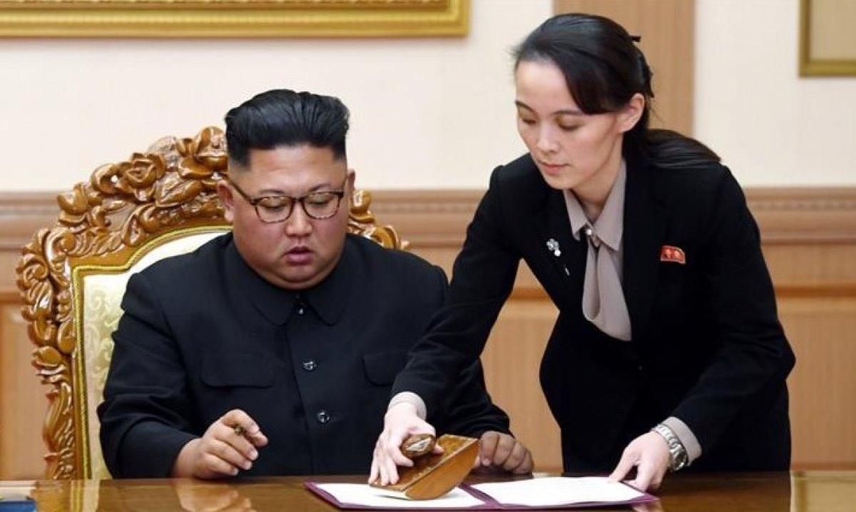 Kim Jong-un'un kız kardeşi, ilk kez resmi açıklama yaptı