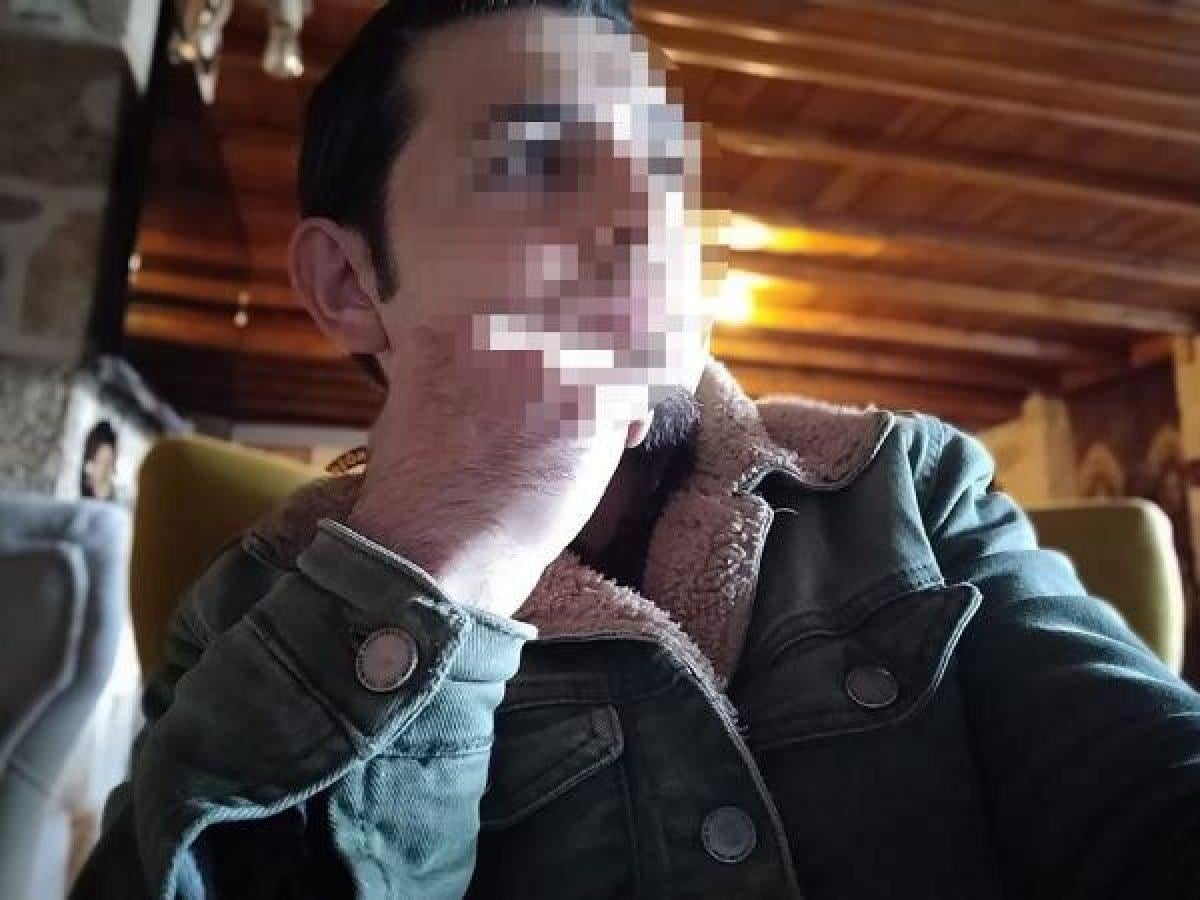 Drift yapan sürücüyü polis cep telefonuyla çekti