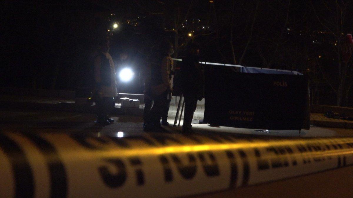 Bir anda yere yığılan şahsın öldürüldüğü tespit edildi