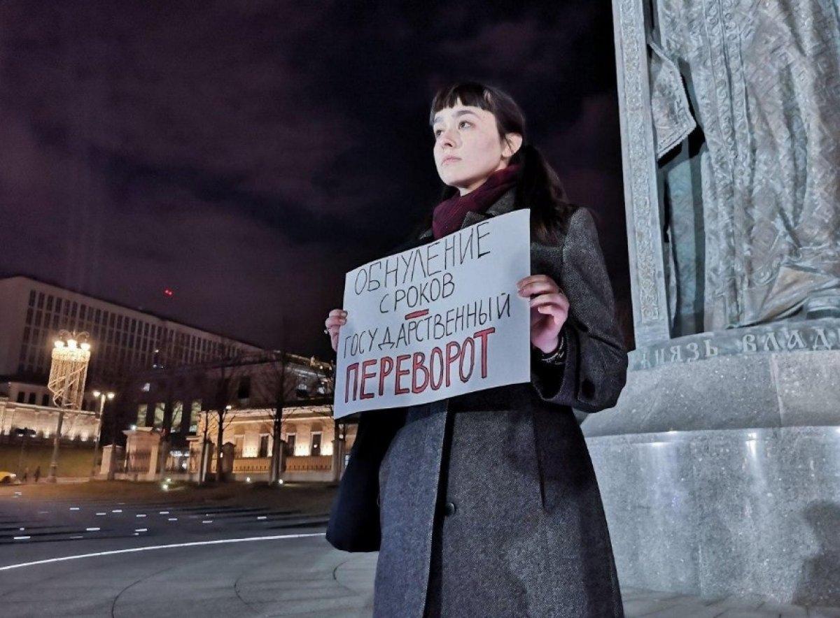 Putin'in görev süresi nedeniyle protestolar başladı