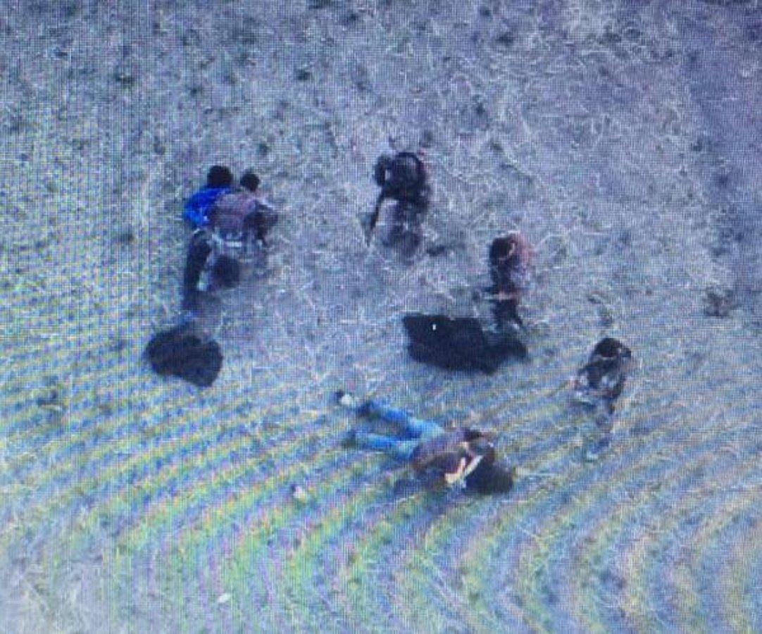 Katil zanlıları drone ile kıskıvrak yakalandı