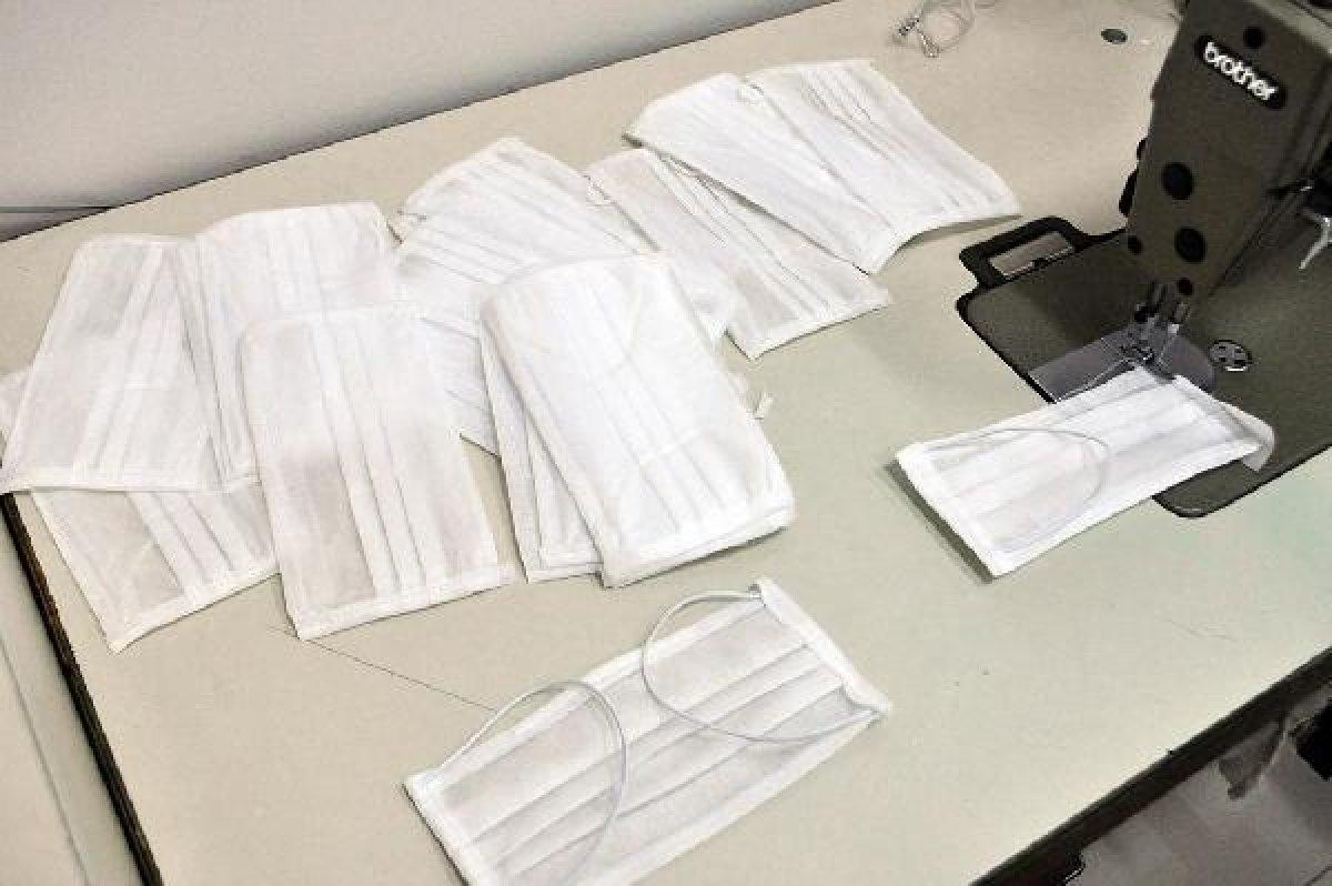 Devlet hastanesi, kendi cerrahi maskesini üretiyor