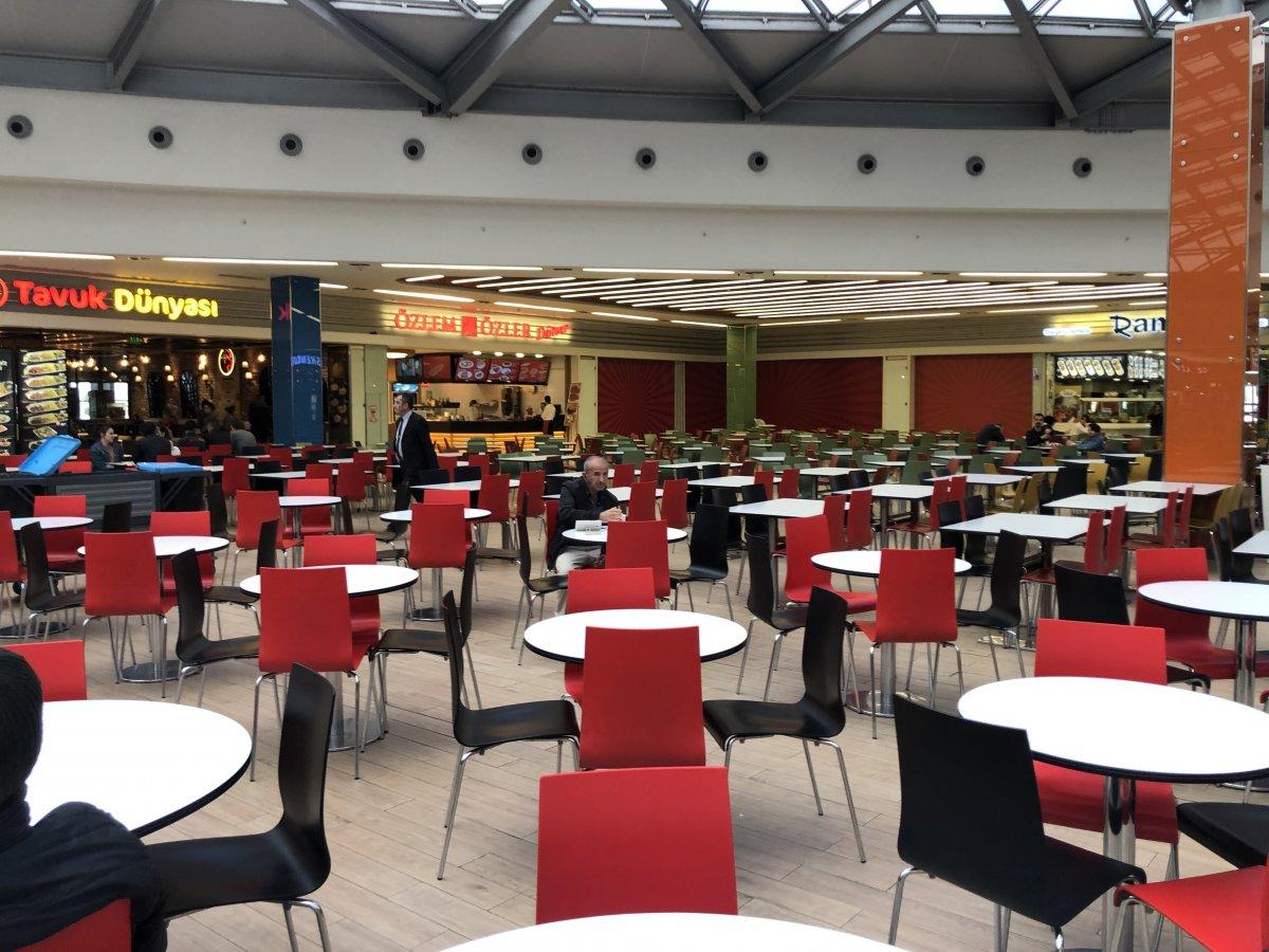 Koronavirüs nedeniyle AVM'ler boş kaldı