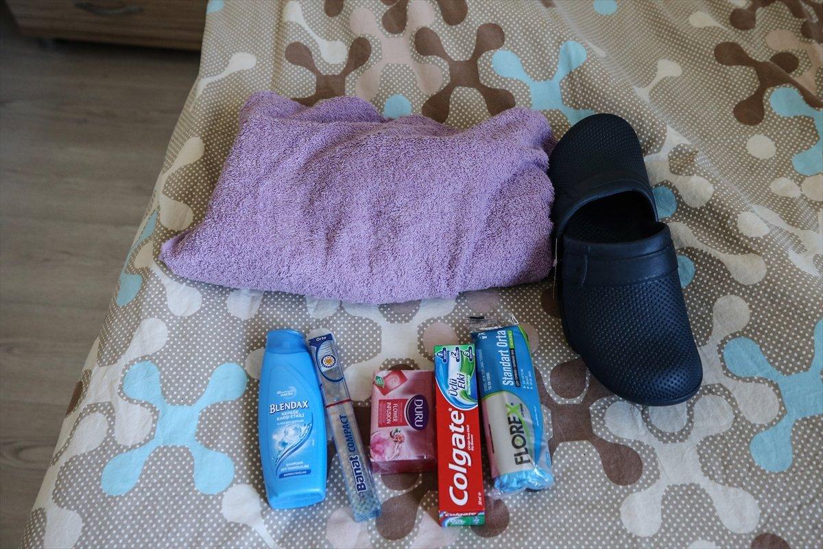 Karantina yurtlarında temizlik yapıldı