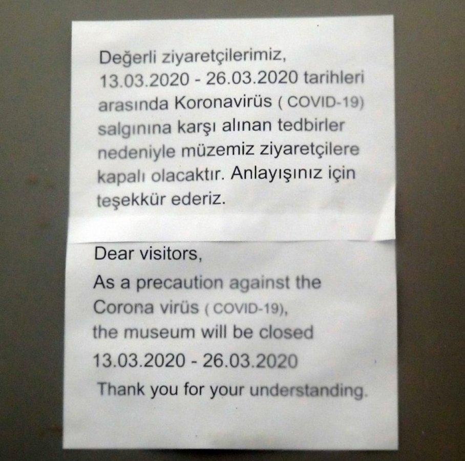 Virüs nedeniyle kilise ve sinagoglar kapandı