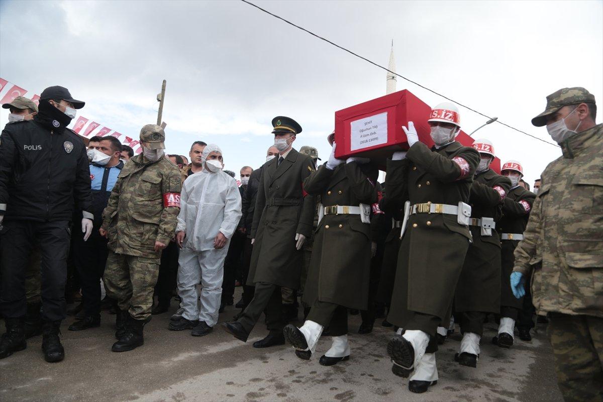 İdlib şehidi Kahramanmaraş'ta son yolculuğuna uğurlandı