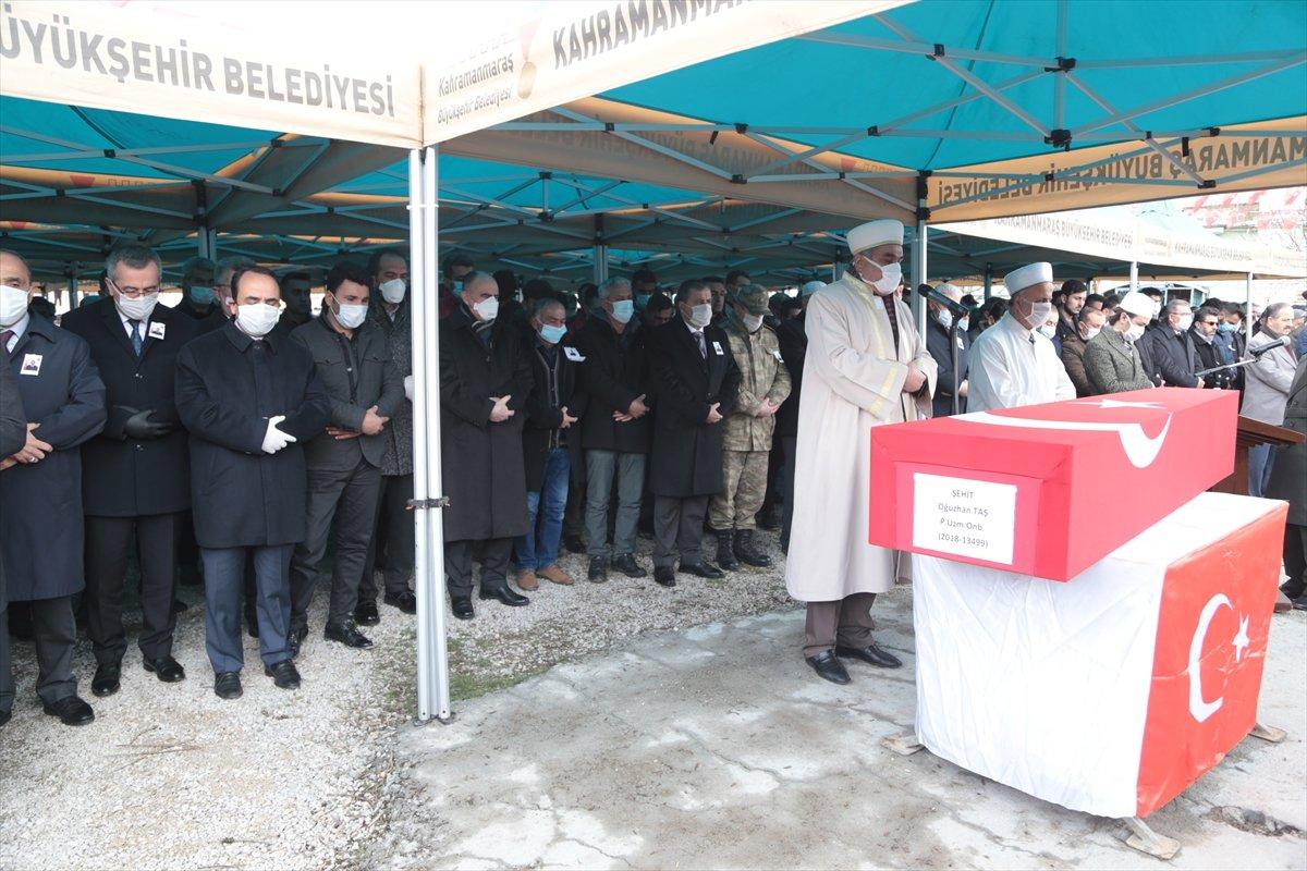 İdlib şehidi Kahramanmaraş'ta son yolculuğuna uğurlandı