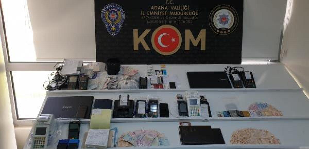 Adana'da 19 kişilik pos makinesi çetesi yakalandı