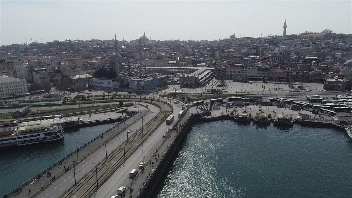 İstanbul meydanları havadan görüntülendi
