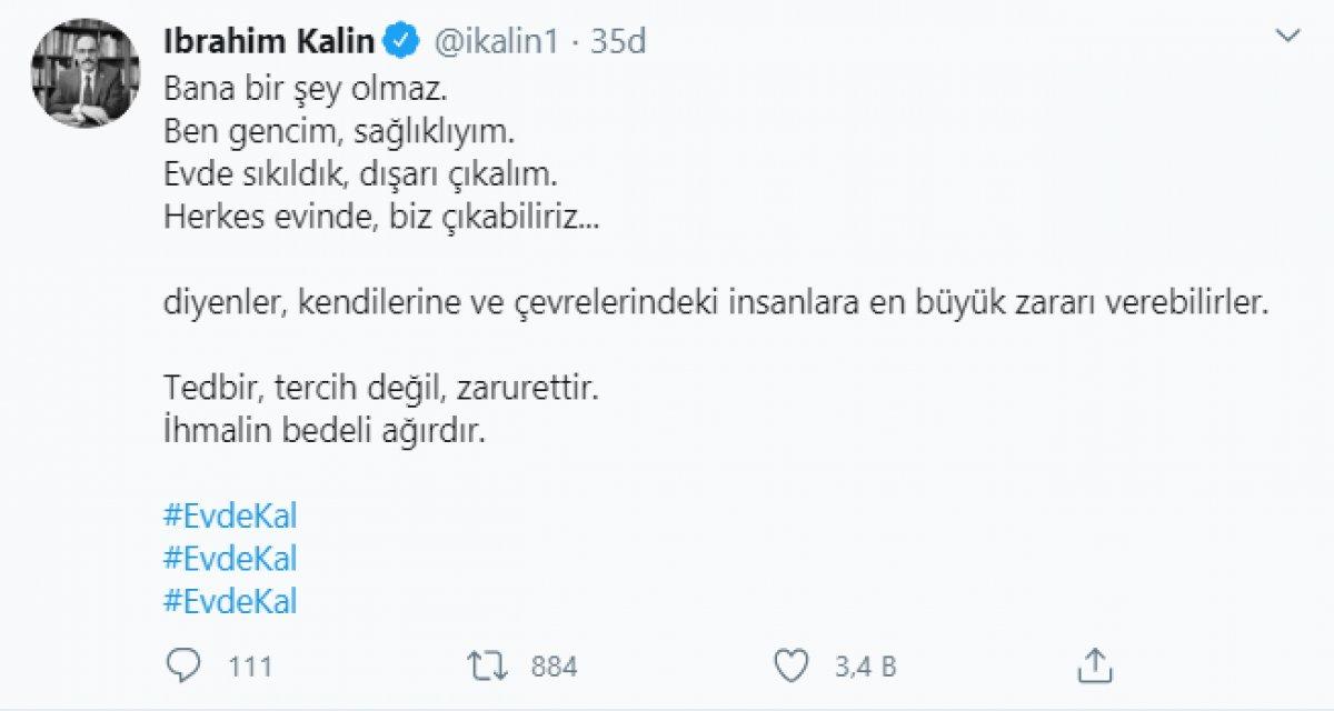 İbrahim Kalın: Yaşlılarımızı incitmeden uyaralım