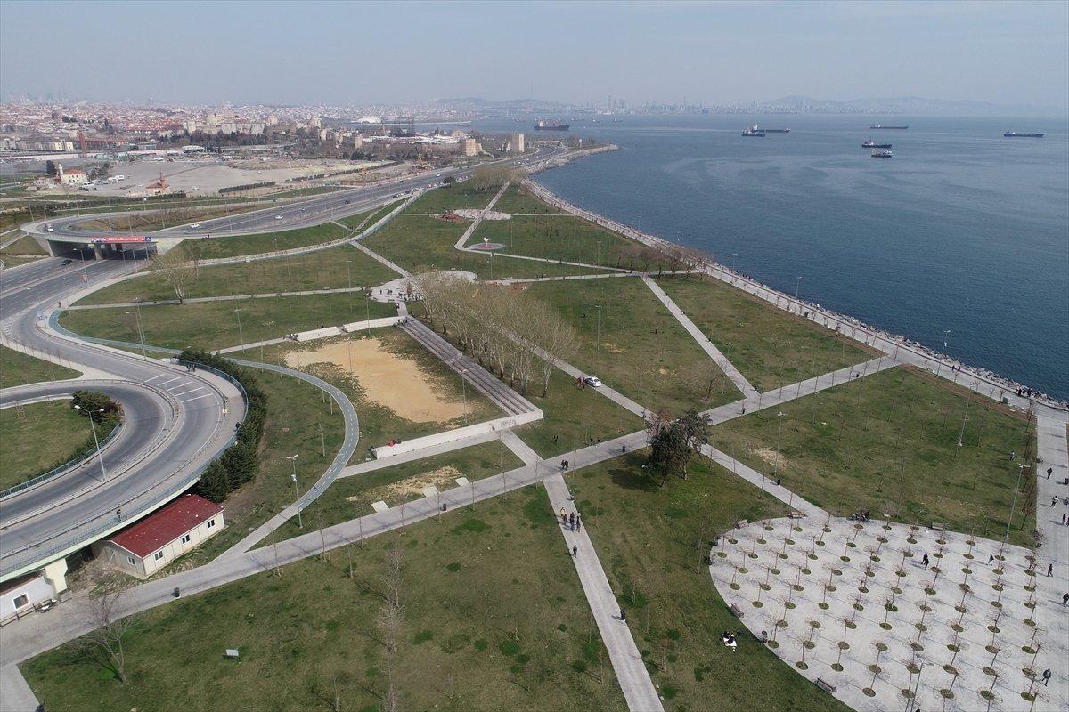 İstanbul meydanları havadan görüntülendi