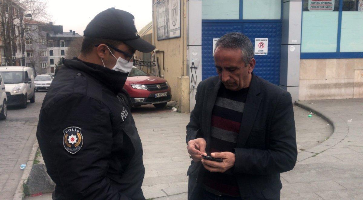 İstanbul’da yasağa uymayan yaşlılar