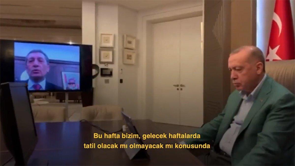 Bakan Selçuk'tan Cumhurbaşkanı Erdoğan'a tatil sorusu