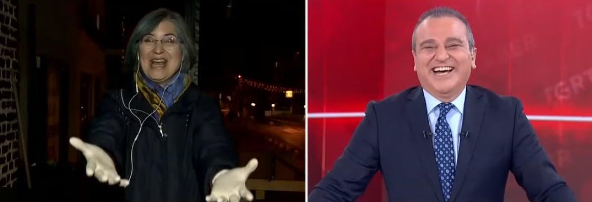 Canlı yayında kahkaha ile rahatlama terapisi