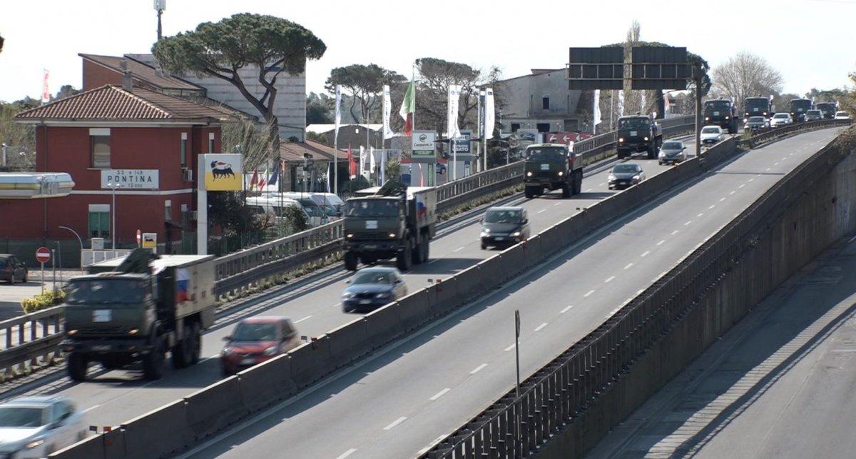 Rusya'nın tıbbi yardımı İtalya'ya ulaştı