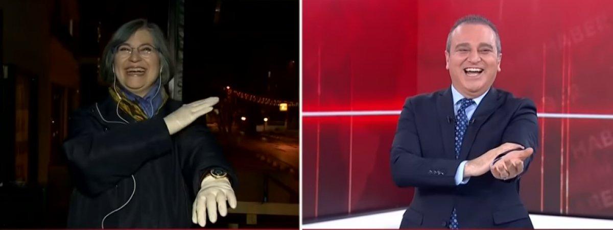 Canlı yayında kahkaha ile rahatlama terapisi