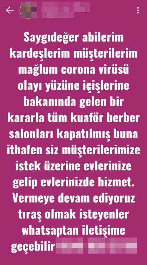 Evde tıraş yapan berberler uyarıldı: Ruhsatınız iptal olur