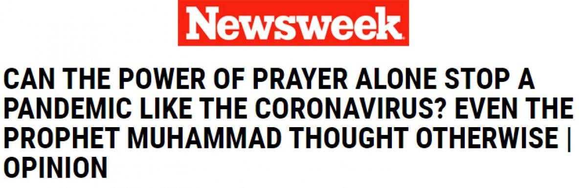 ABD basını korona haberinde Hz. Muhammed'i örnek gösterdi