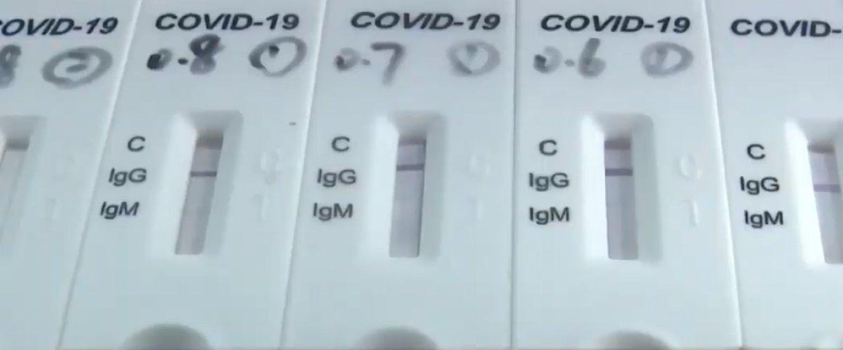 Çin'den gelen test kitleri çöp oldu