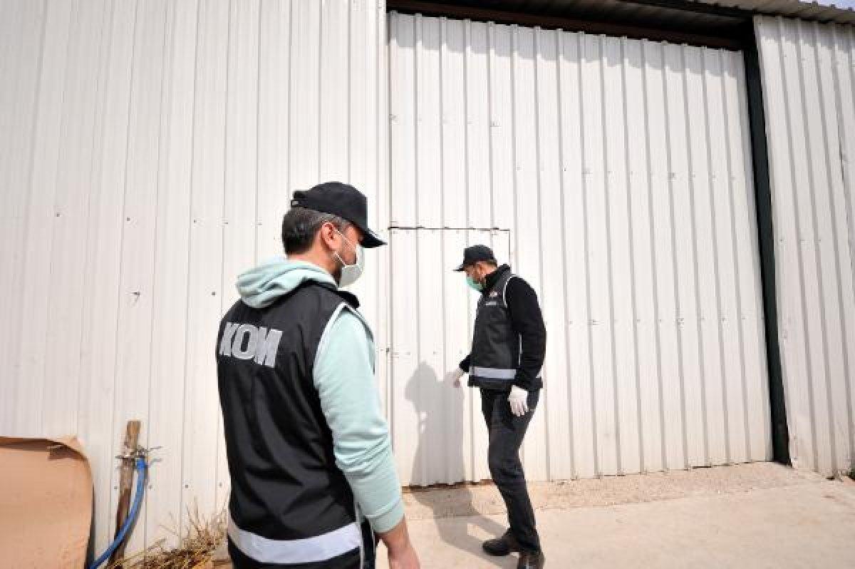 Kaçak 20 ton dezenfektan üreten şüpheliler serbest kaldı