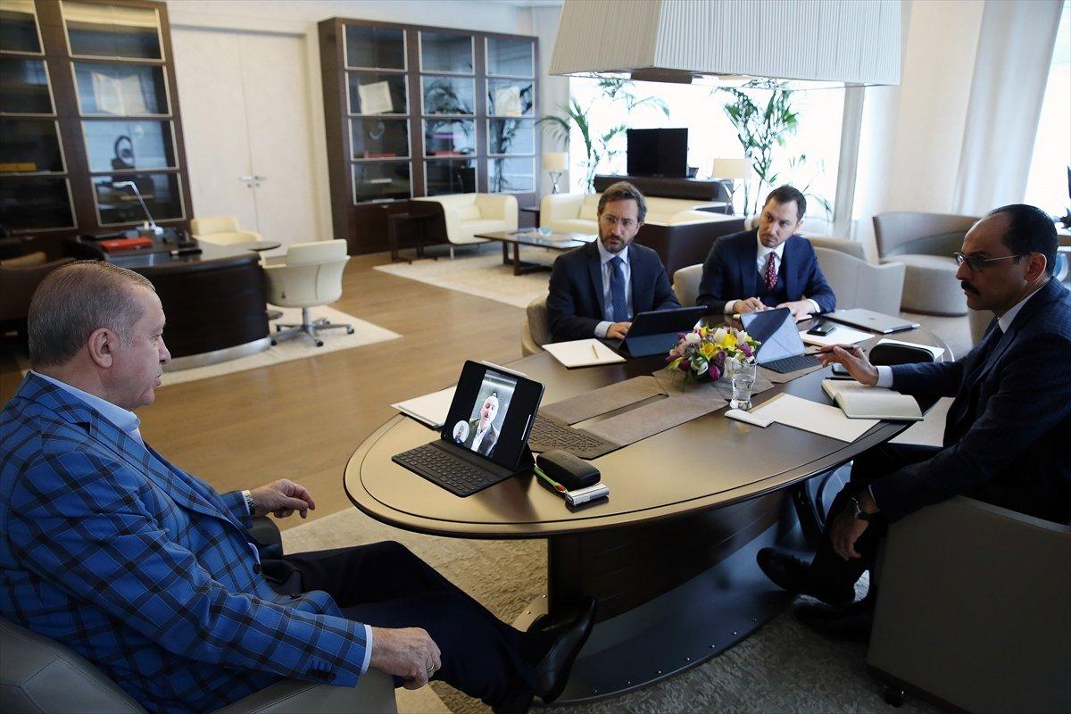 Cumhurbaşkanı Erdoğan, yeni Ulaştırma Bakanı ile görüştü