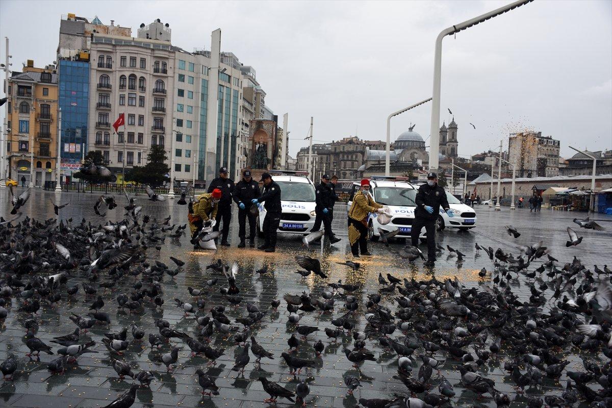 Sokaklarda yalnız kalan hayvanlar unutulmadı
