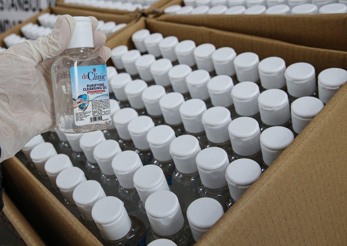 Jandarma 8 ton sahte dezenfektan ele geçirdi