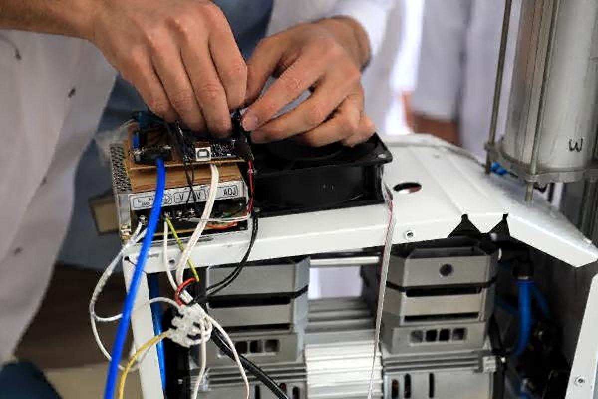 Meslek lisesinden yarı fiyatına solunum cihazı