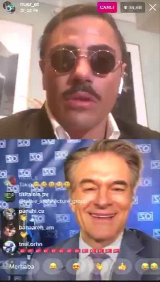 Nusret'ten, Mehmet Öz'e seks sorusu