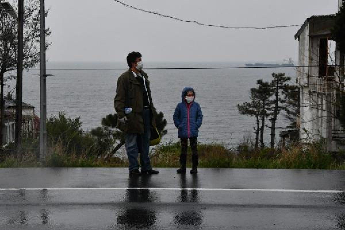 Tekirdağ'a yürüyerek girenler görüntülendi