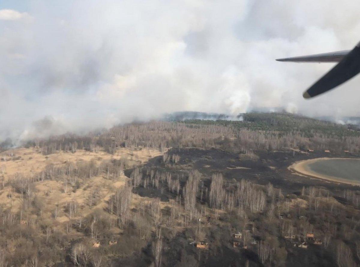 Çernobil’de orman yangını radyasyonu artırıyor