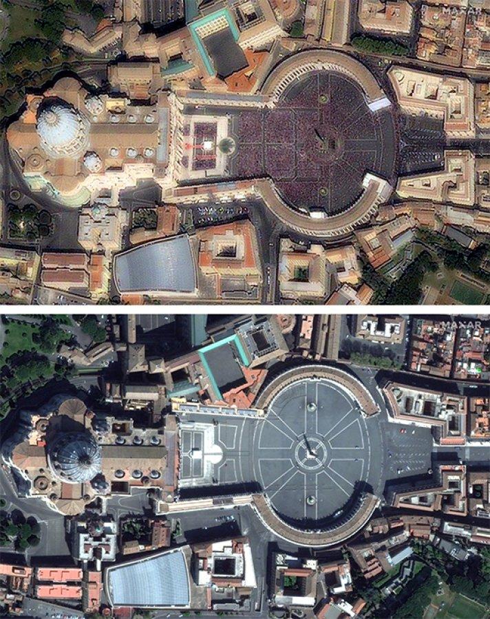 Vatikan, Palmiye Pazarı kutlamalarında boş kaldı