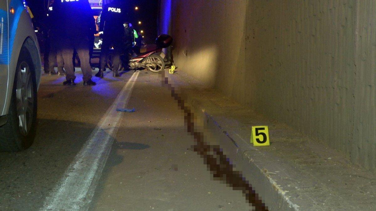 Denizli'de duvara çarpan motosikletli kurtarılamadı