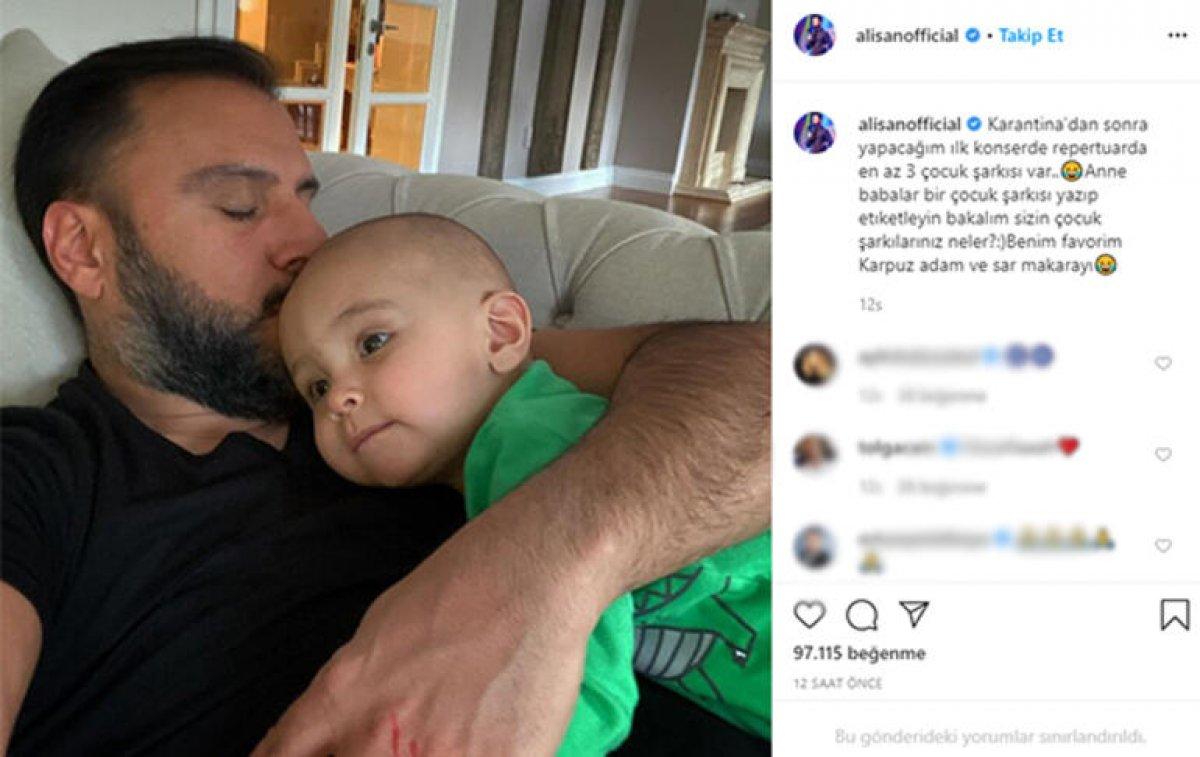 Alişan: Konserde çocuk şarkıları söyleyeceğim