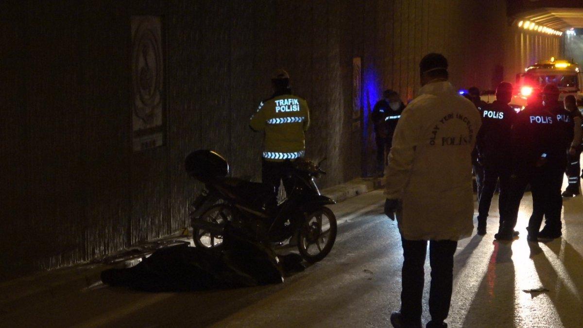 Denizli'de duvara çarpan motosikletli kurtarılamadı