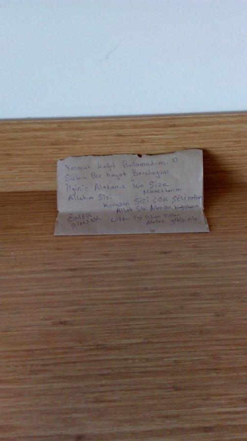 Sağlıkçılara 'Sizlere bir hayat borçluyum' notunu bırakan o genç konuştu